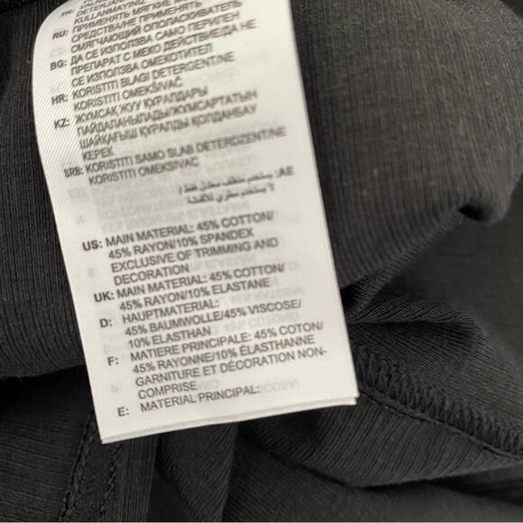 Adidas Black Rib Black Bodysuit NWTS size Large - Picture 11 of 11